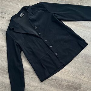 Wildlife Sportswear Vintage Suede Black Women's Blazer